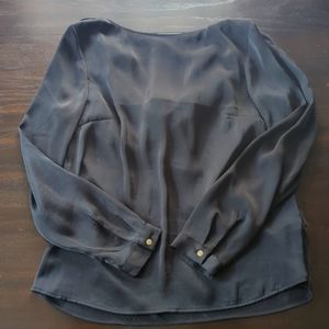 H&M Black Silk Top | NWT | Size 10